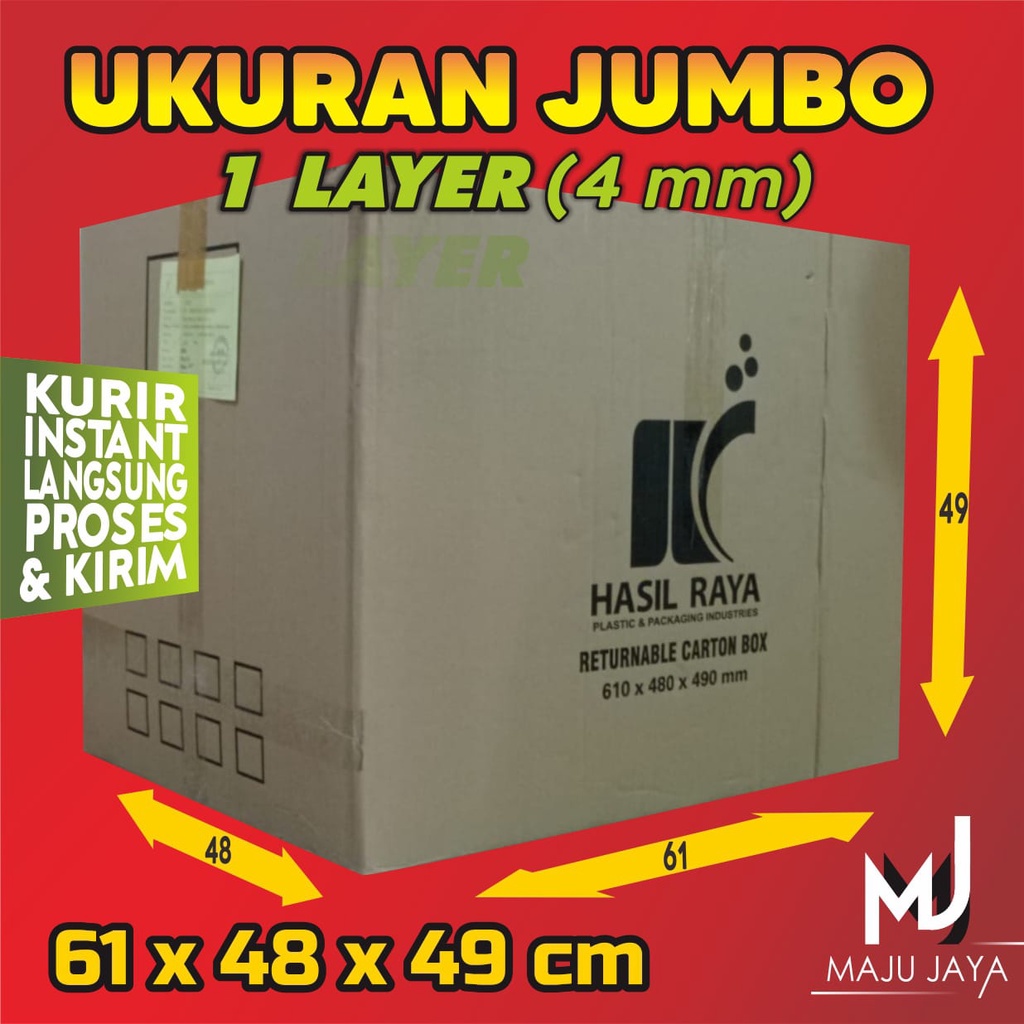 Kardus Bekas Besar Pindahan Kardus Packing Jumbo Besar Kardus Besar Dus Bekas Ukuran 60 x 40 x 40-60x40x40