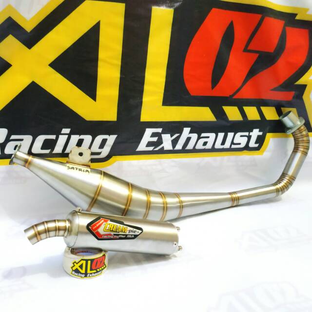 Knalpot SATRIA 2TAK Creampie Stainless