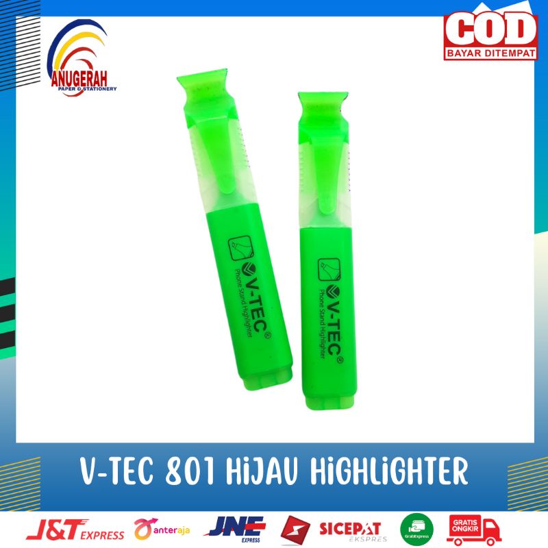 

HIGHLIGHTER / STABILO VTEC HIJAU / STABILO MURAH (PCS)