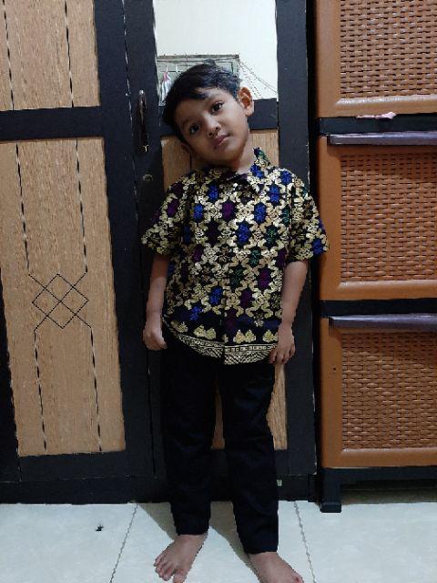 Kemeja Batik Katun Anak