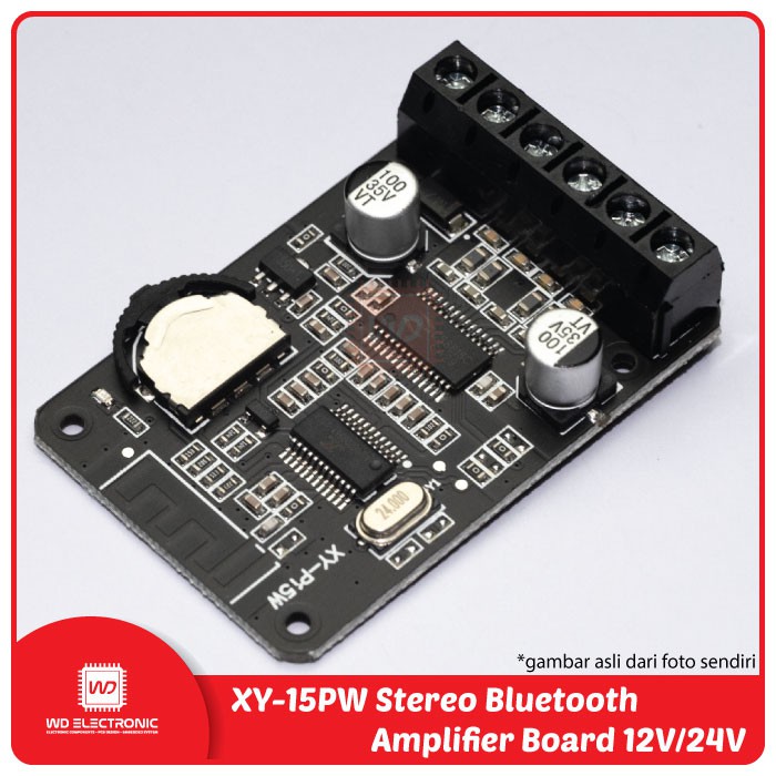 XY-P15W Amplifier Bluetooth 5.0 Stereo 12V 24V module