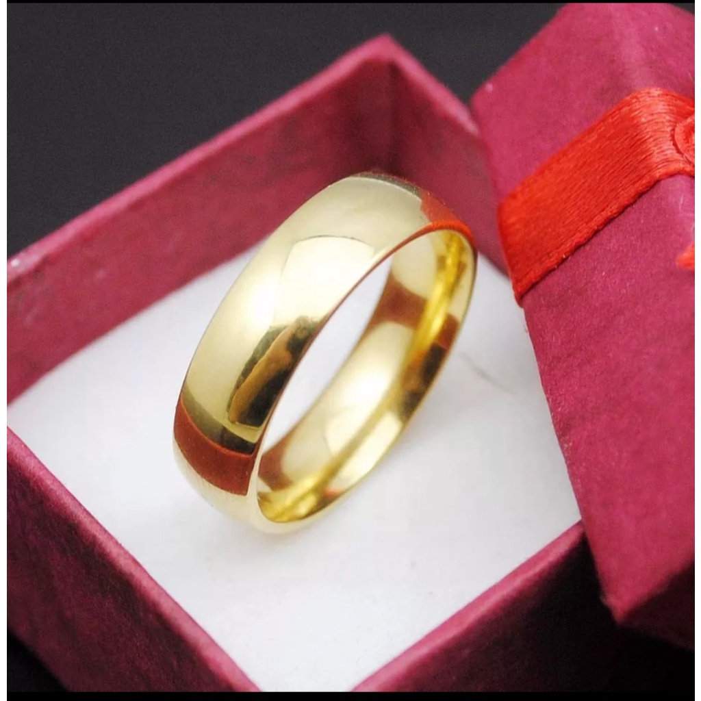 CINCIN WANITA ASLI TITANIUM/PERHIASAN WANITA/RING GOLD AWET LAMA