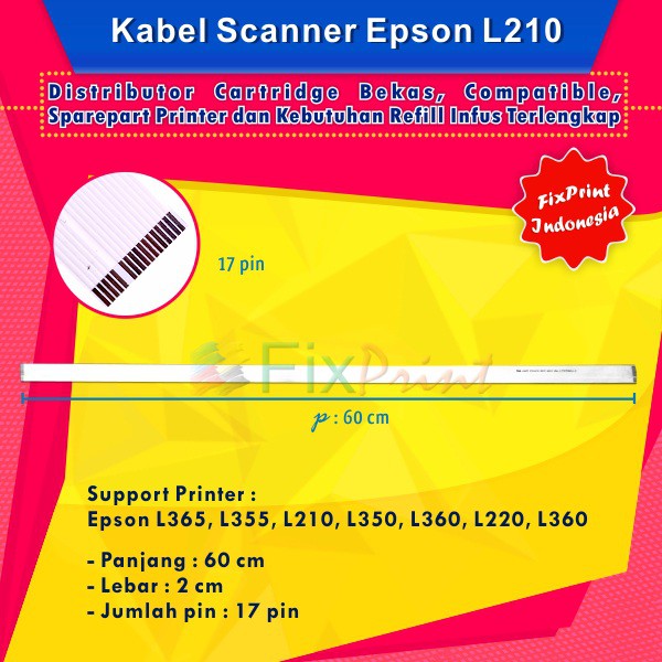 Kabel Scanner Epson L365 L355 L210 L350 L360 L220 L360