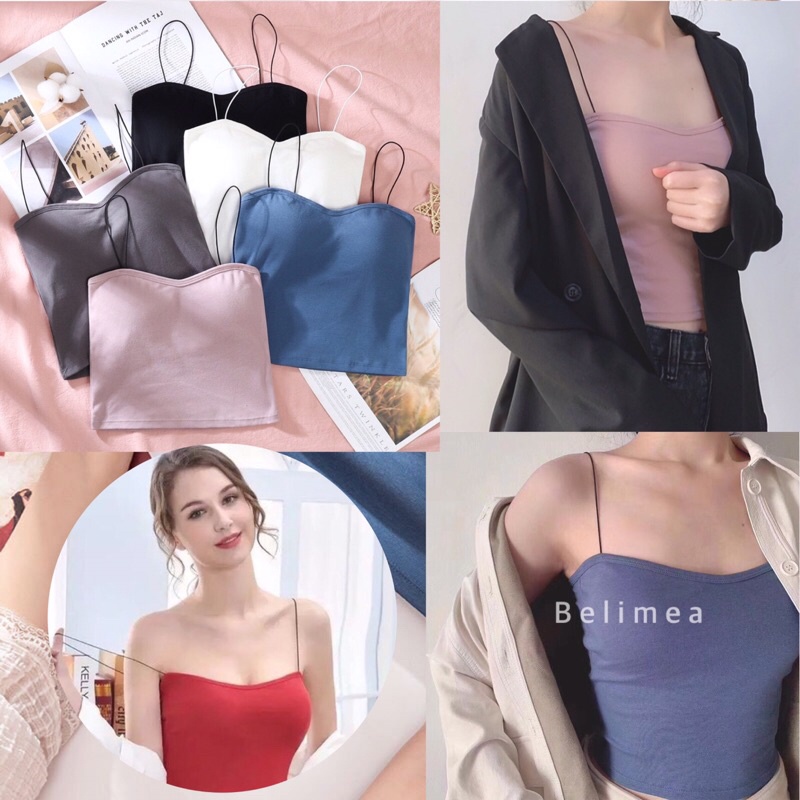 TANKTOP BRA POLOS TANKTOP TALI SPHAGETTI