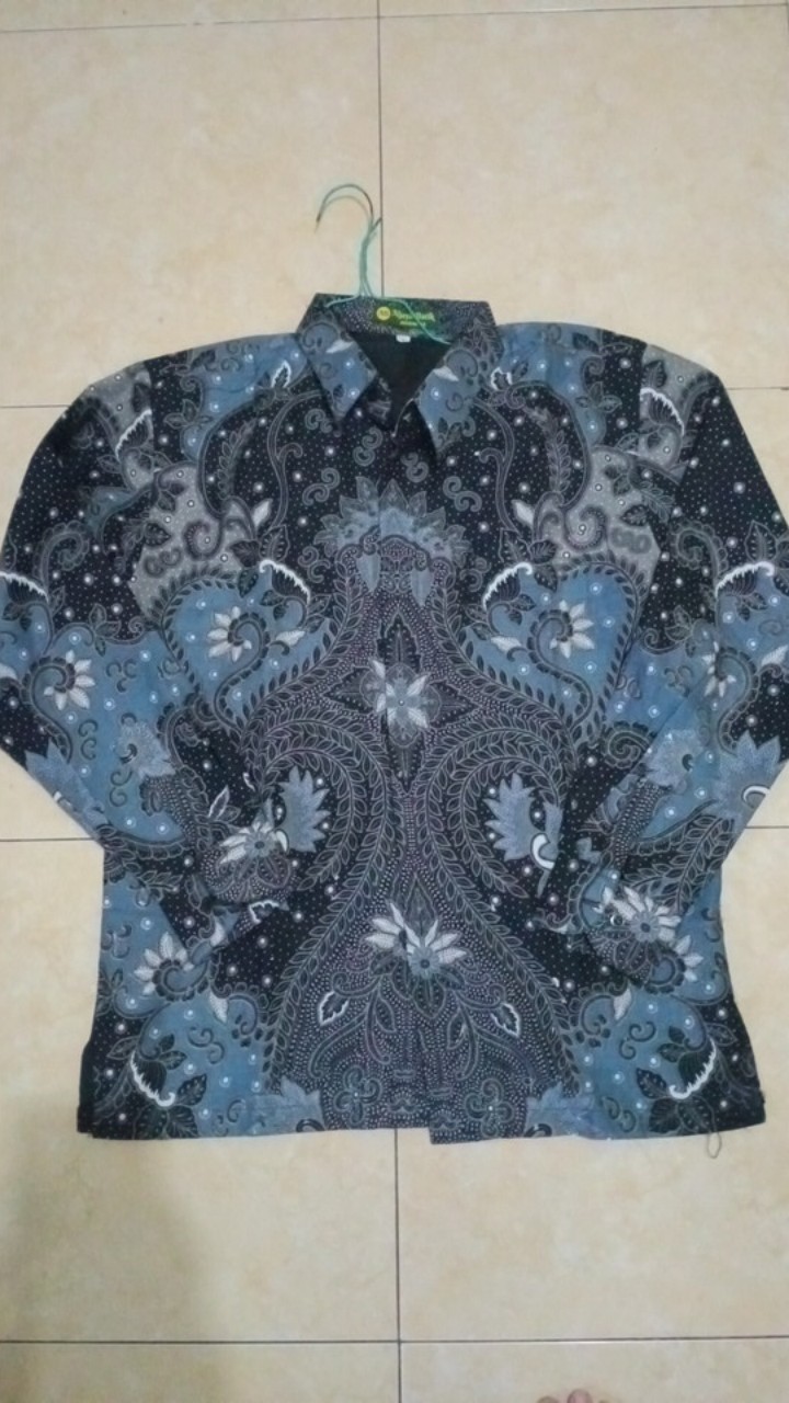 Kameswara Kemeja Batik Pria Full Furing Bahan Katun Primisima