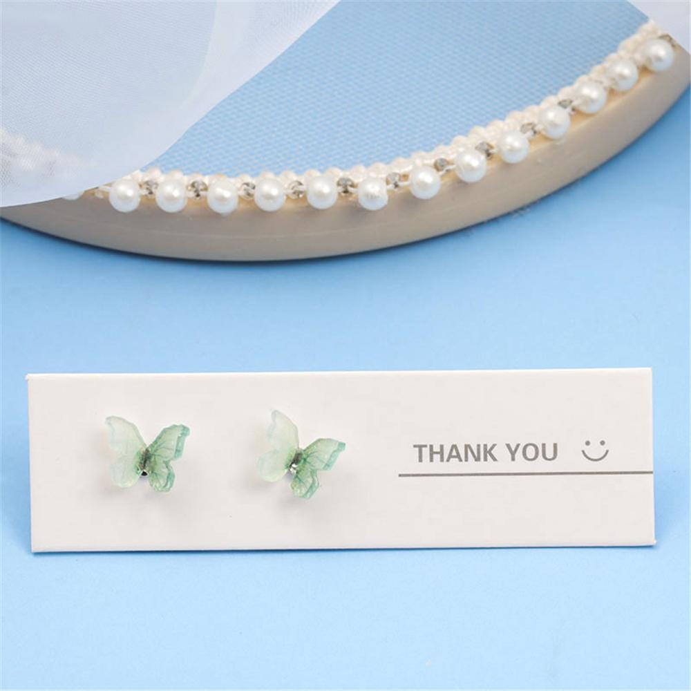 PREVA Butterfly Stud Earrings Jewelry Set Party 3D Resin Minimalist Shiny Earring