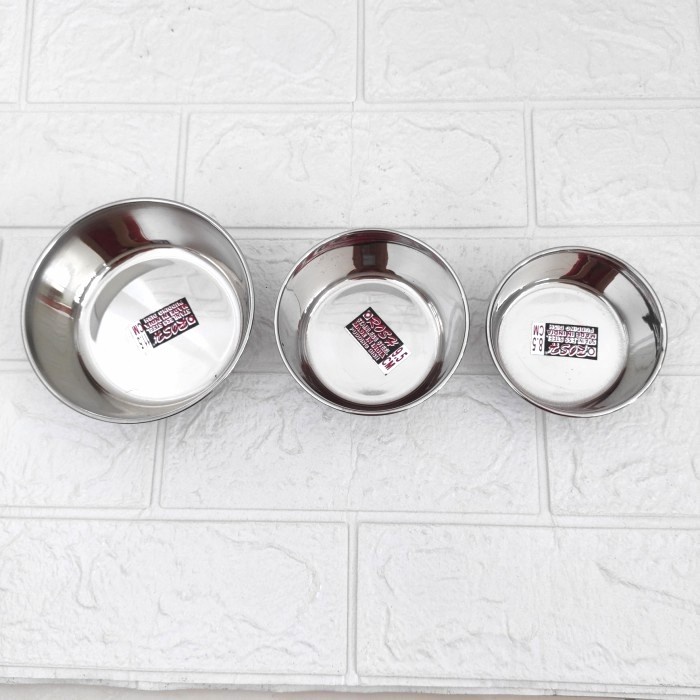 Mangkok Puding ROSH Pudding Dish Mangkok Dasar Rata 8,5cm 9,5 11,5 cm