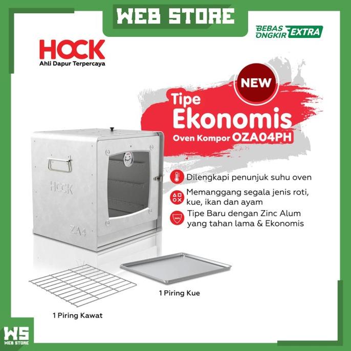 Oven Kompor Gas Hock Tangkring Zinc Alumunium No 4 Hawa Kue Susun