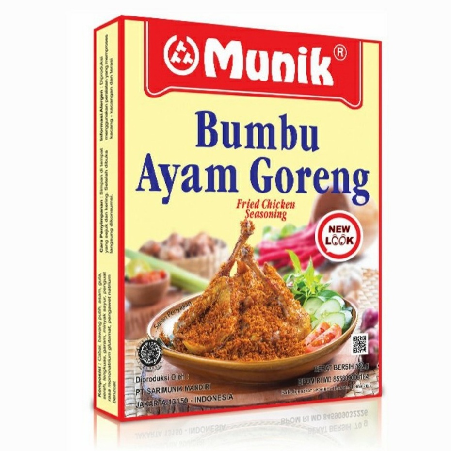 

(BAHAN MASAKAN) MUNIK BUMBU AYAM GORENG 180GR