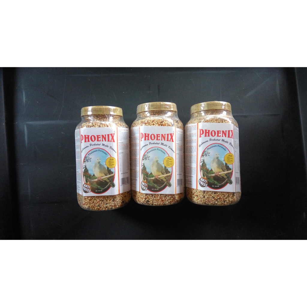 PHOENIX PERKUTUT PAKAN HARIAN BURUNG PERKUTUT KOMBINASI LENGKAP MIX BIJI MILET GODEM KETAN HITAM KE