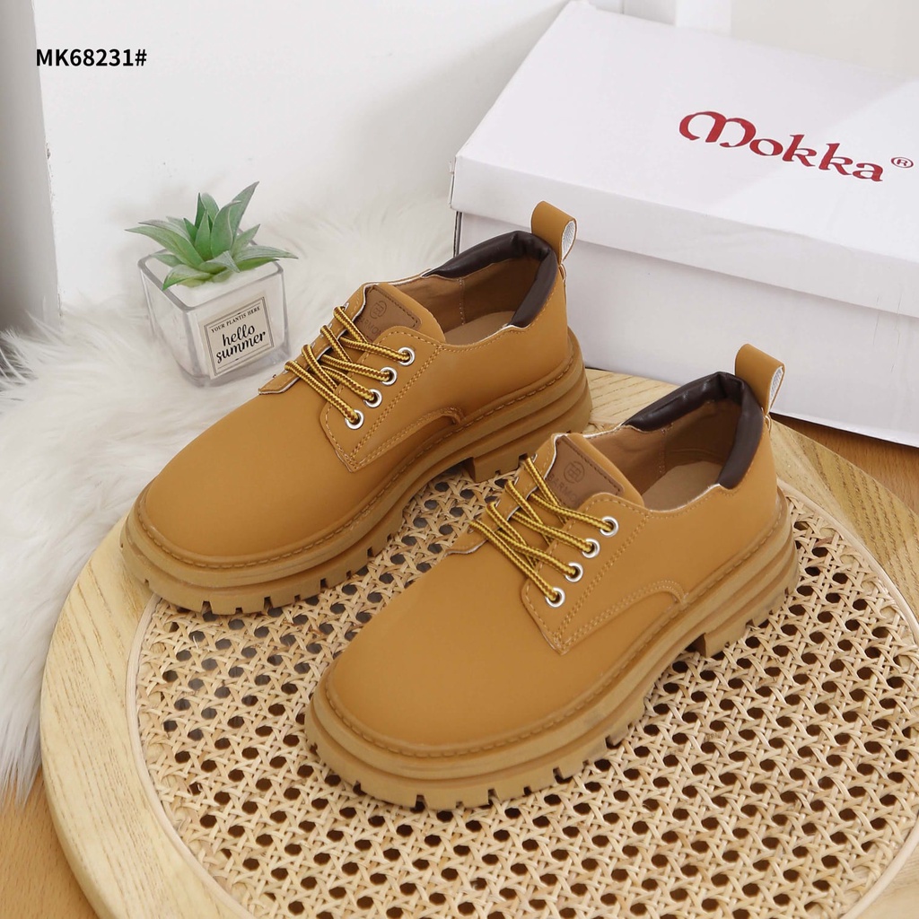 Mokka Boots Shoes For Women With Suede Pu  MK68231