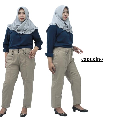 NDR901 BAGGY PANTS JUMBO / BAGGY XXL / 4L / 5L / beggy jumbo / celana wanita jumbo / baggi pants ...