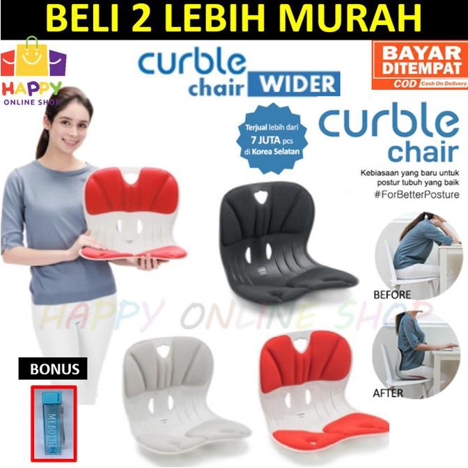 CURBLE Chair Wider Posture Corrector Kursi Penopang Postur Pinggang