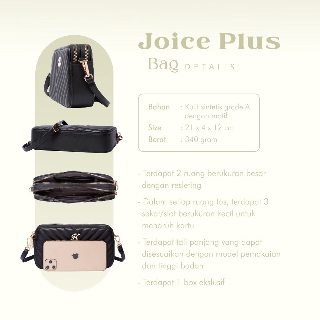 Jims Honey Joice Plus - Mini Bag - Sling Bag - Tas Selempang Wanita