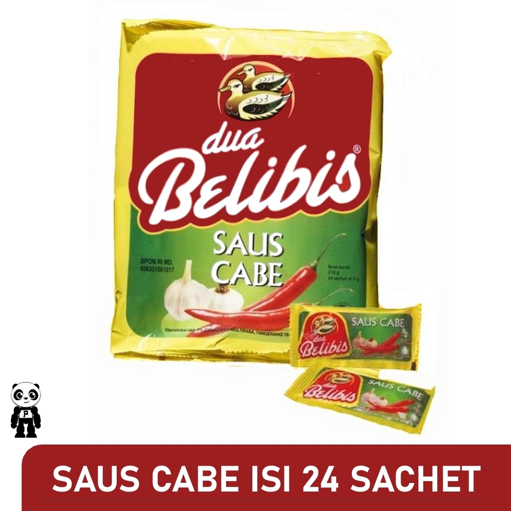 Dua Belibis Saus Cabe isi 24 Sachet Saus Sambal Belibis