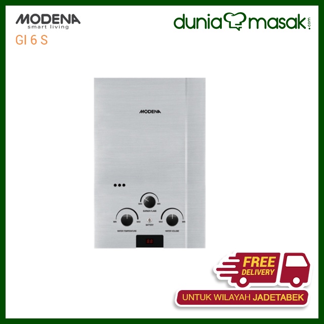 MODENA Gas Water Heater GI 6 S