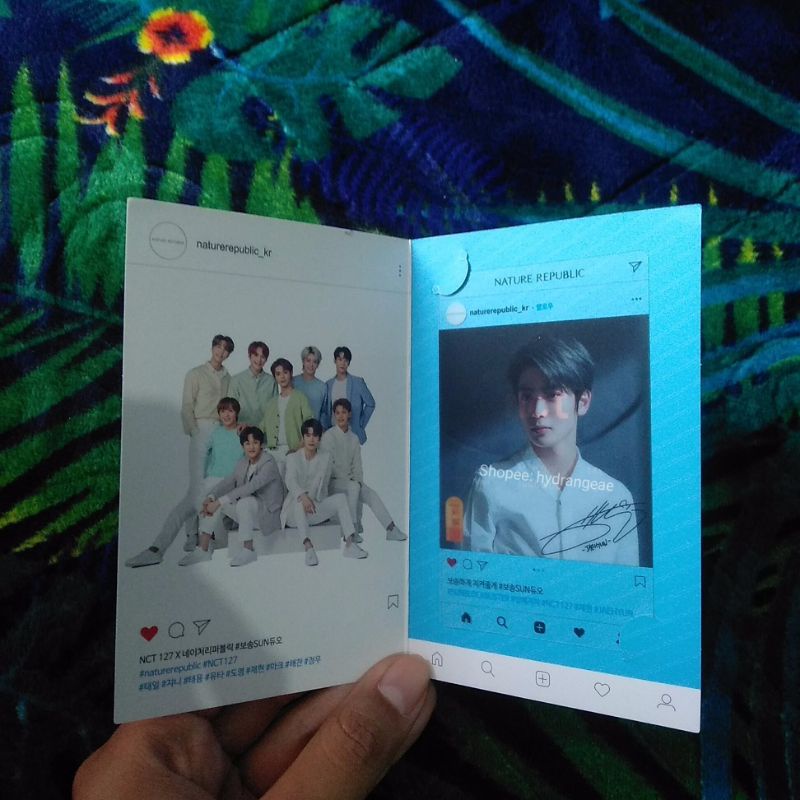 PC Jaehyun NCT 127 Nature Republic Clear Transparent