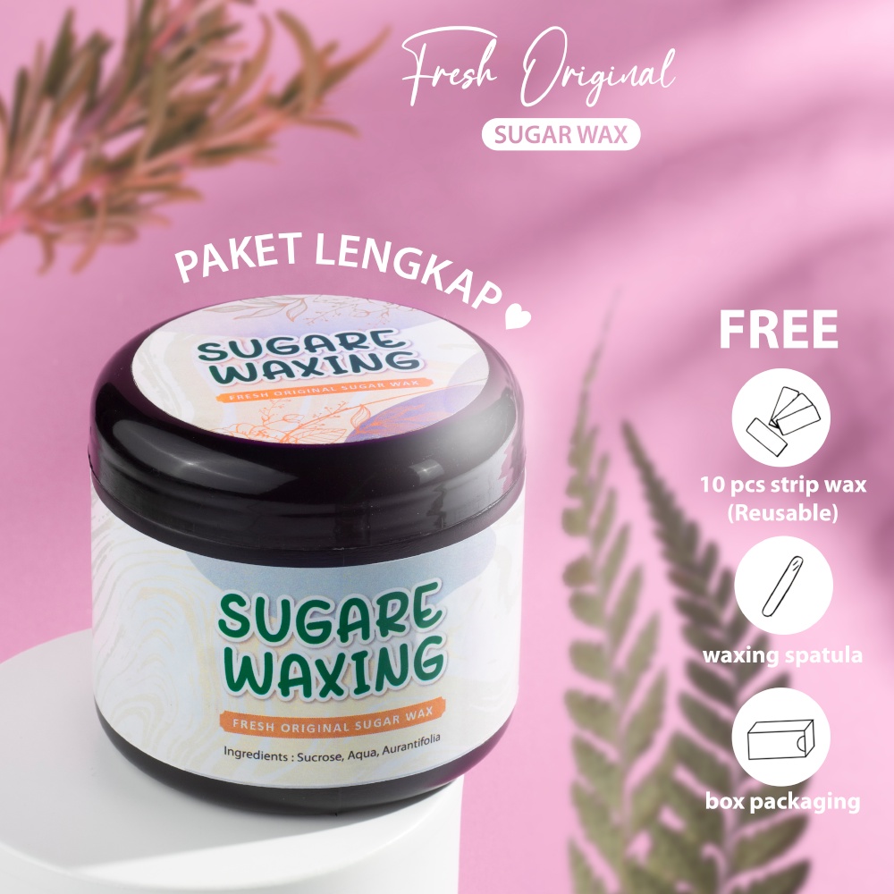 Sugar Wax Kit Bulu Kaki Ketiak dan Miss v | Sugare Waxing 300g