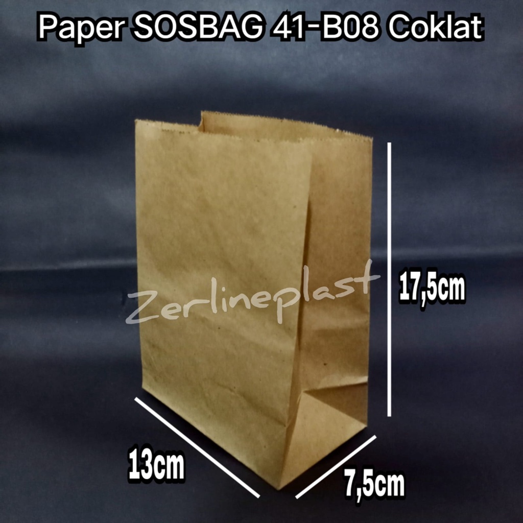 Paperbag // SOSBAG / Kertas Makanan / Kantong Makanan / Kertas PokPok