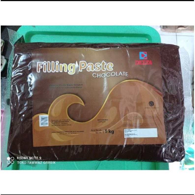 Selai Coklat Filling Delta 1Kg / Selai Pasta Coklat / Coklat Pasta Olesan 1 Kg / Murah