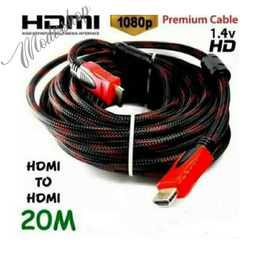 KABEL HDMI 20 METER 20METER 20M 20 M LAPTOP KE LED TV (HDMI TO HDMI)