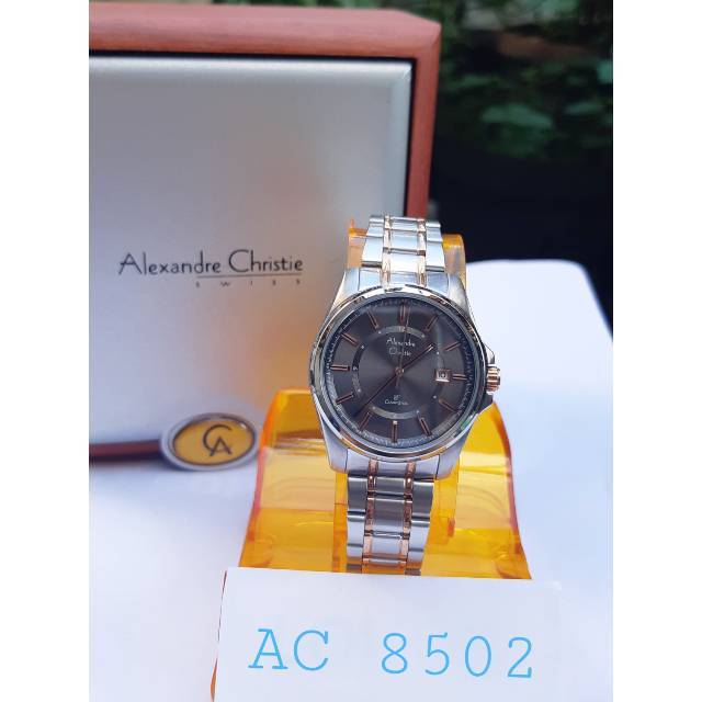 Jam Tangan Cowok Alexandre Christie Man Woman Couple Watch AC ORIGINAL