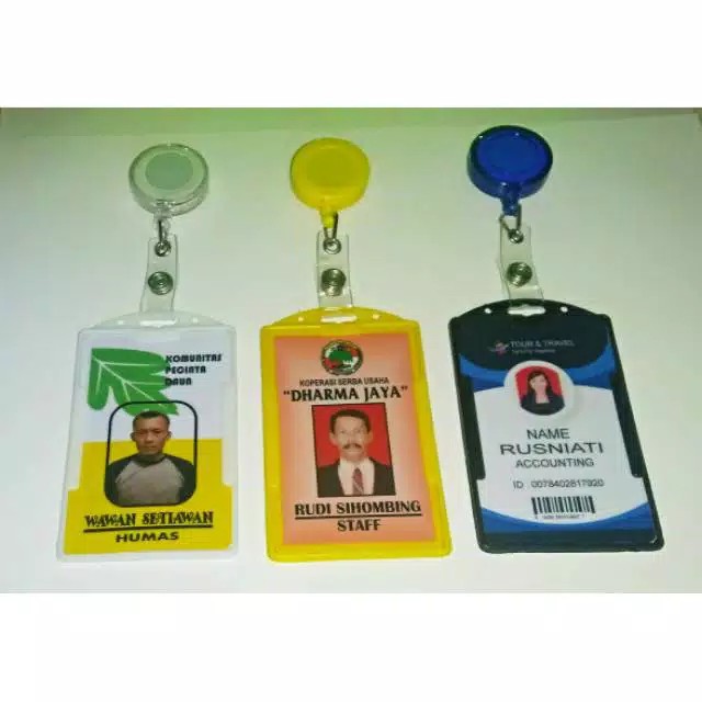 

cetak Id card + holder + yoyo