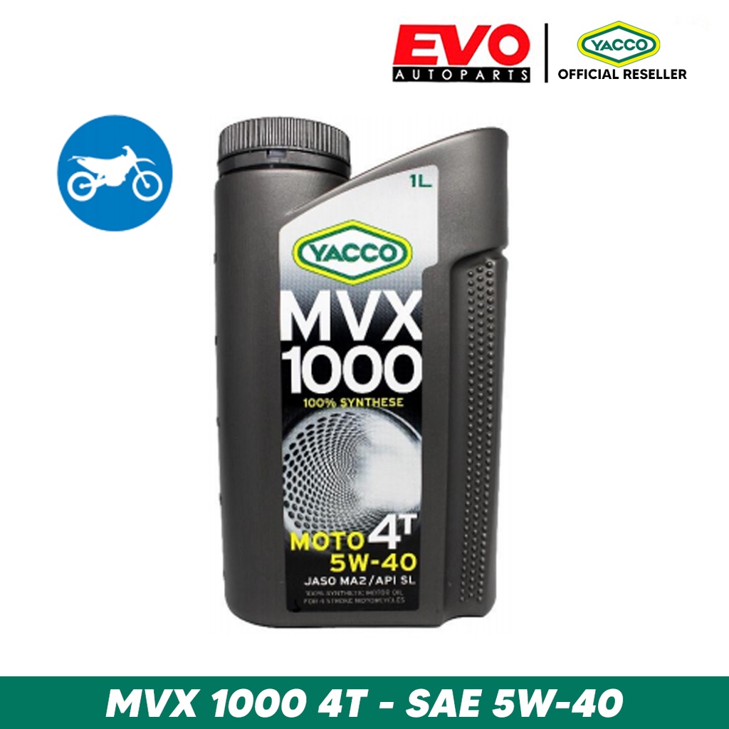 Oli Motor Yacco MVX 1000 4T - SAE 5W-40