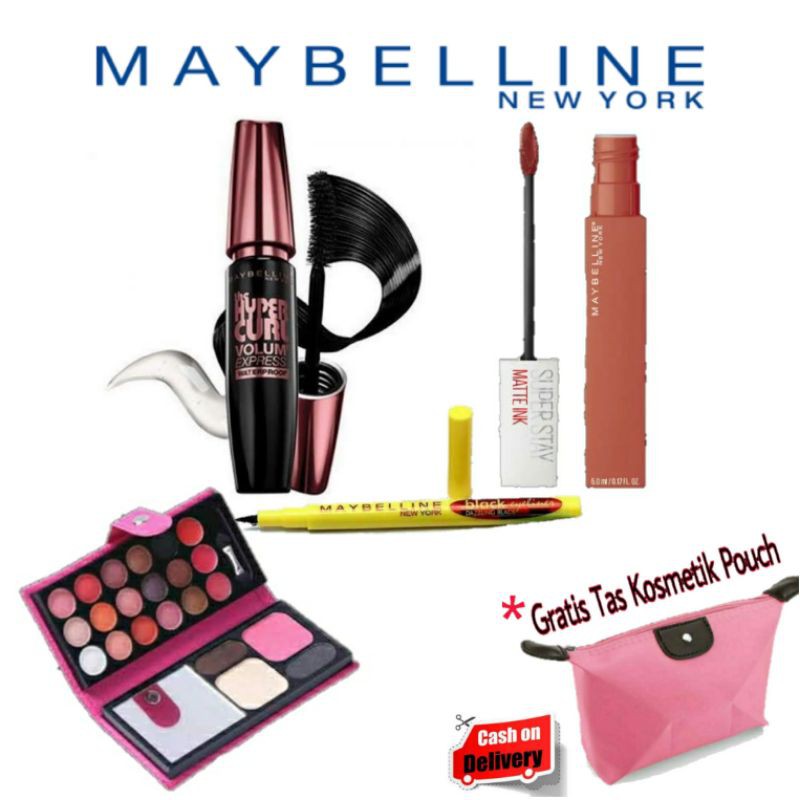 Kosmetik Maybelline Murah + Paket Make Up Wanita Maybelline + Paket Make Up Wanita