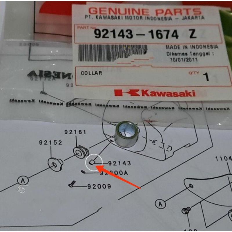 Bosh batok lampu bulat ninja r ss original