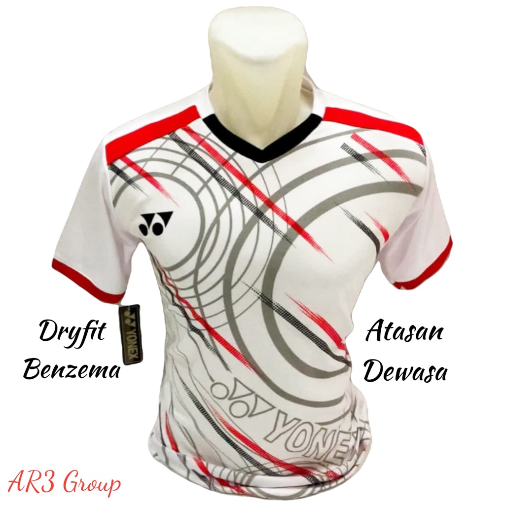 Baju atasan olahraga pria/wanita baju badminton baju bulutangkis baju volly baju olahraga motif terbaru