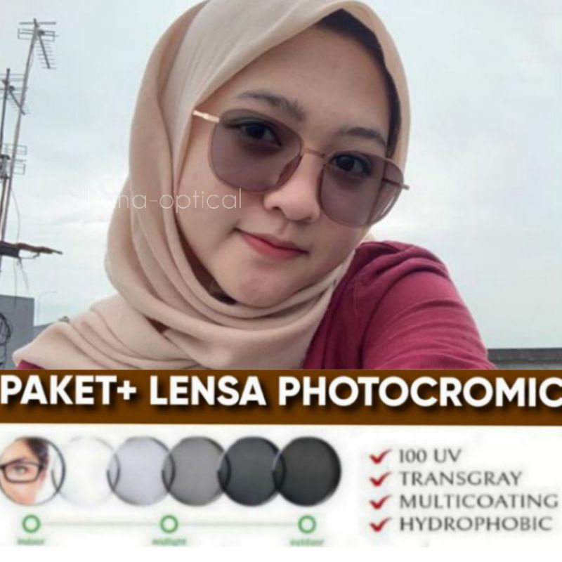 KACAMATA 98008 GRATIS LENSA PHOTOCROMIC minus/cylinder