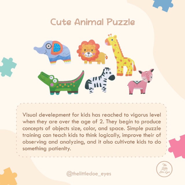 [READY] Cute Animal Puzzle