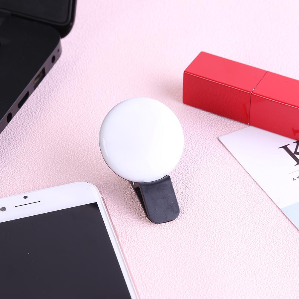 MOJITO Vipeco Mini Q Selfie Ring Light Fill Light Portable Flash LED USB Clip Mobile Phone Fill Lamp