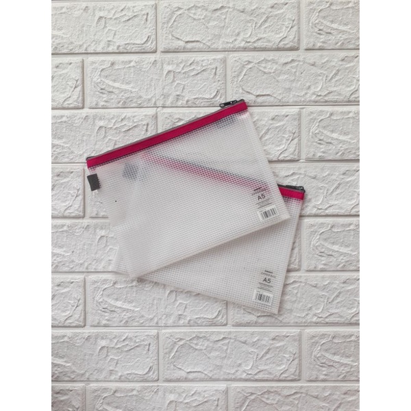 

KINARY FB8713 Zipper Bag Pocket Document Bag ukuran A5 Satuan
