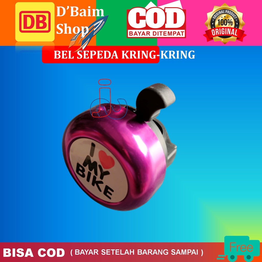 Bel Sepeda I loveMy Bike Super Cantik Bel Sepeda kring-kring