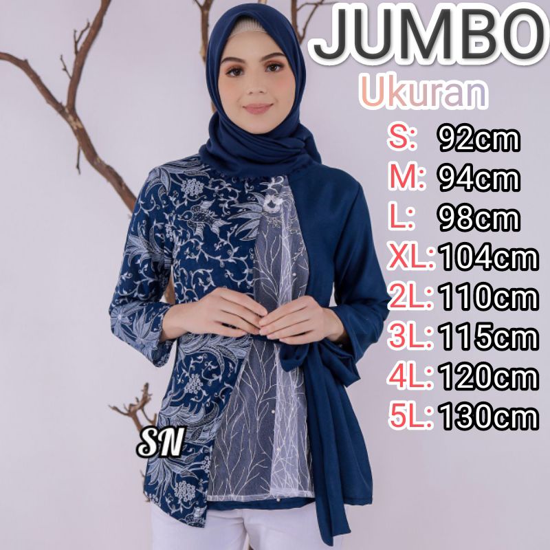 Baju batik wanita modern Bluse Batik wanita