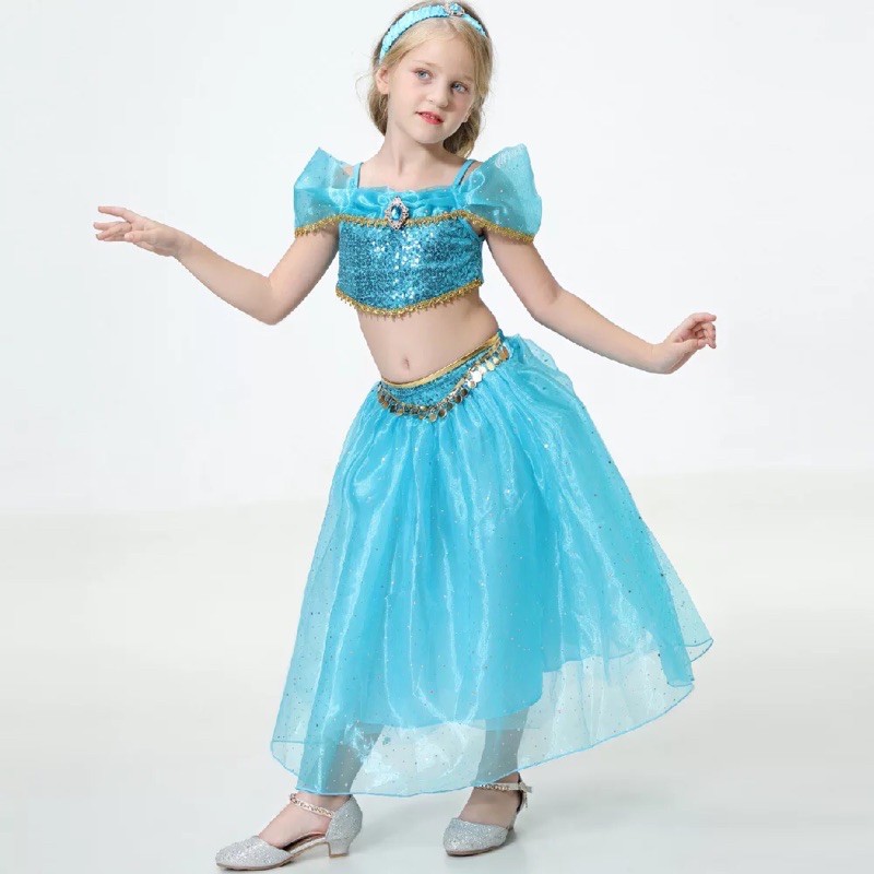 Baju Anak Dress Kostum Princess Jasmine Kostum Aladin Anak  Costume Aladdin