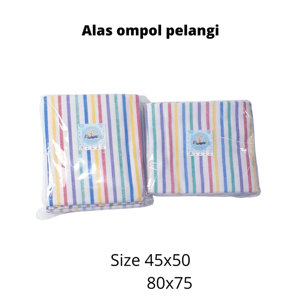 Alas Ompol Kain Lurik Rainbow Bayi 1 PCS