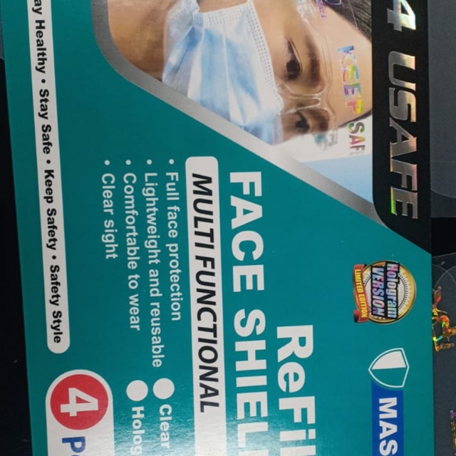 face shiled refil mica premium