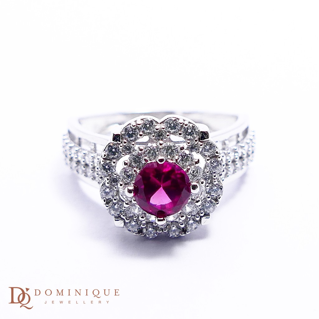 

Dominique Jewellery-Cincin Colour Stone 75% SNI DQC 2526