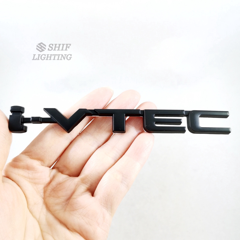 1Pc Stiker Emblem Logo i-VTEC iVTEC Bahan Metal Untuk Mobil Honda