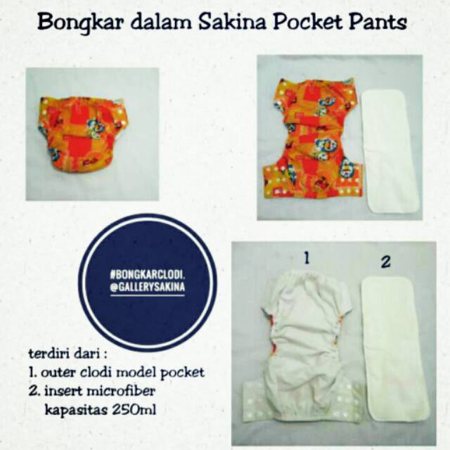 Clodi sakina/clodi murah/clodi berkualitas