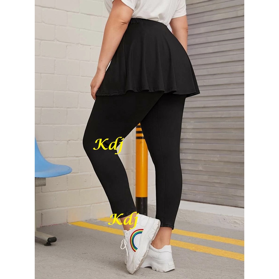 Celana Legging Rok Olahraga Wanita Senam Lari Zumba Bersepeda Ukuran STD dan JUMBO Rok Leging Lejing Sport Olah Raga Tennis Rocella Rocela Wanita aerobic gym