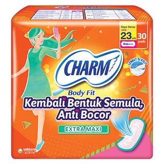 Image of CHARM Body Fit Xtra Maxi 30 Pads
