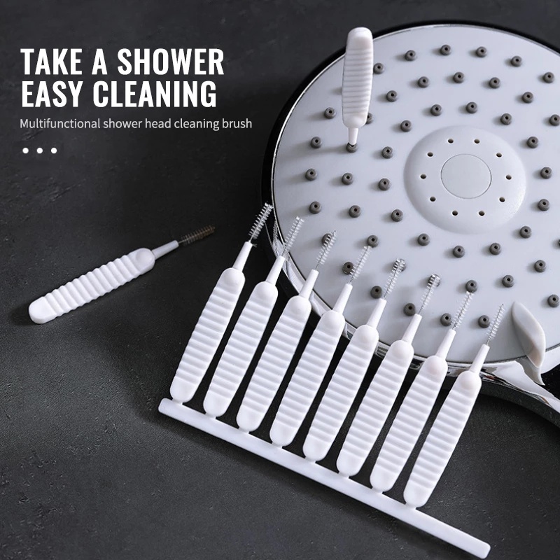 [10Pcs Shower Nozzle Cleaning Brush][Anti Clogging  Multifunctional  Mini Hole Cleaning  Brush]