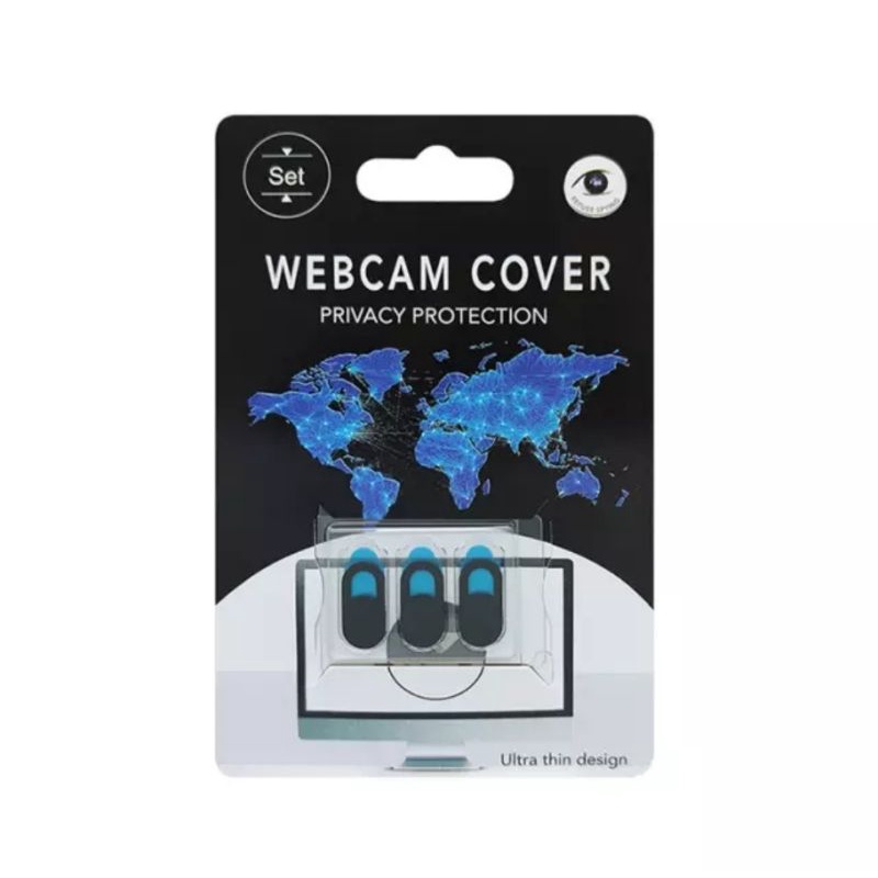 Penutup Kamera Laptop Hp Webcam Cover Box isi 3 pcs Hitam atau Warna dengan harga Murah