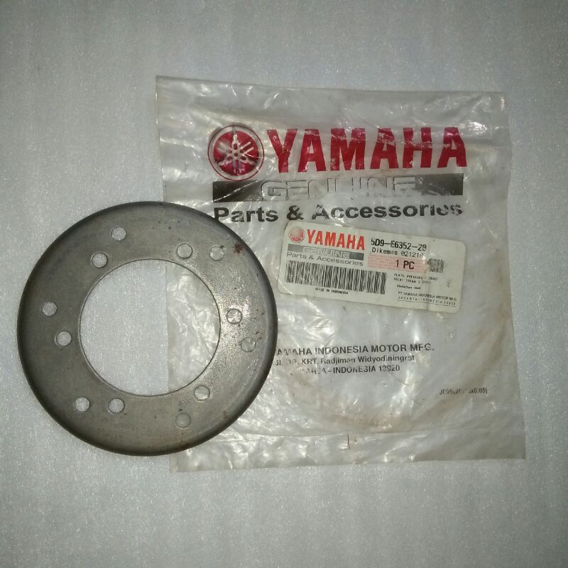 besi plat tutup kampas kopling plate pressure Vega ZR Jupiter Z New Jupiter Z original kode part 5D9