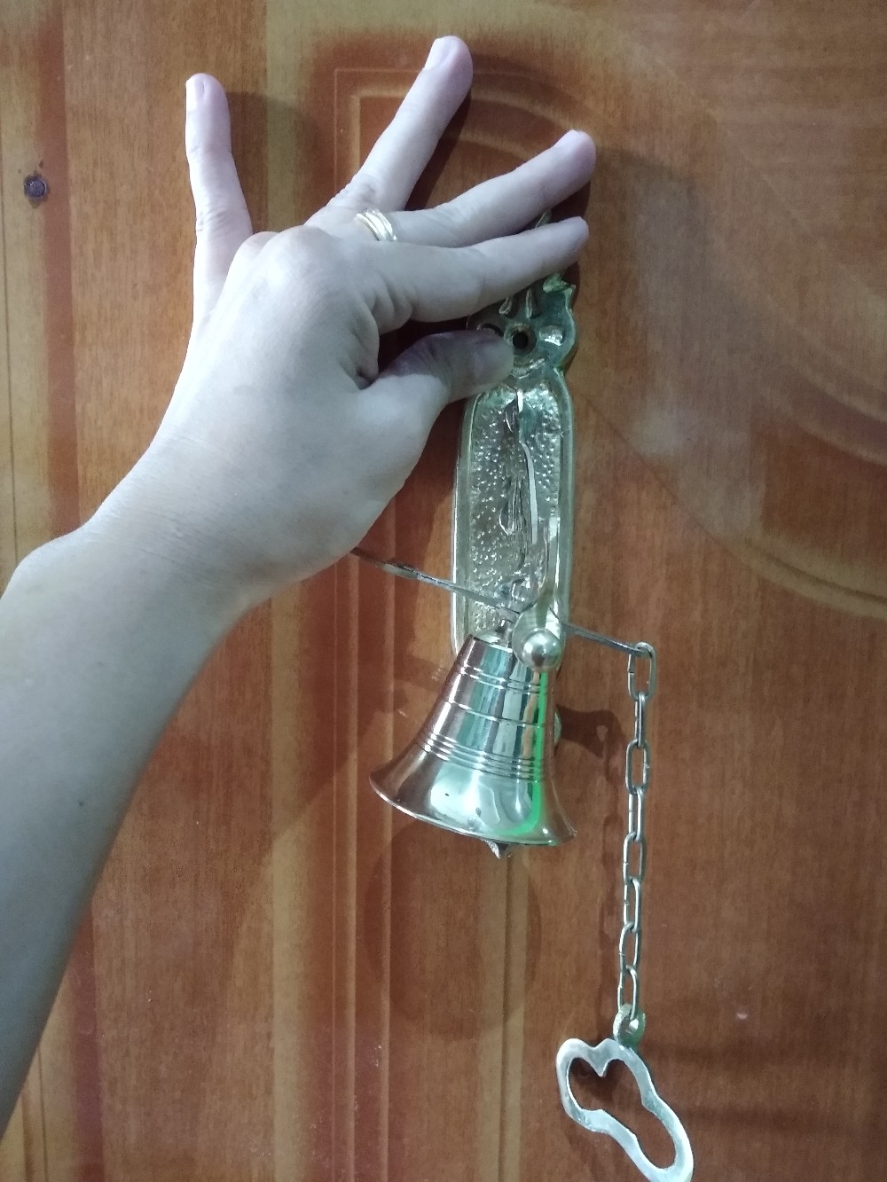Promo! Bel Lonceng Pintu Rumah Pagar Kuningan Klasik - 1 Lonceng