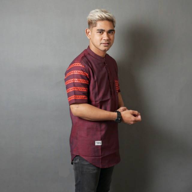 Kurta Muslim Pakistan [ Real Pict ] Pakaian Pria Muslim Baju Koko Qurta Muslim Ramadhan